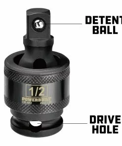 Powerbuilt 1/2-Inch Drive Impact Universal Joint, Chrome Moly Steel 7 Powerbuilt 1/2-Inch Drive Impact Universal Joint, Chrome Moly Steel -Hot Sale Powerbuilt Shop 647138 04