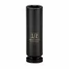 Powerbuilt 3/8 in. Drive x 1/2 in. 6 Point Deep Well Impact Socket - 647141