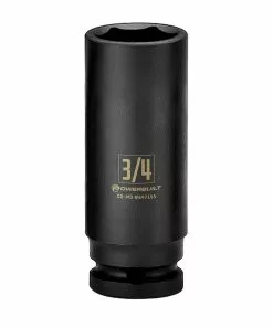 Powerbuilt 3/8 in. Drive x 3/4 in. Deep Well Impact Socket - 647145