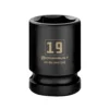 Powerbuilt 1/2 Inch Drive x 19 MM 6 Point Impact Socket - 647166