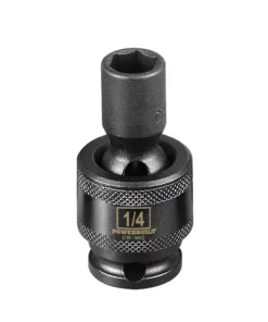 Powerbuilt 1/4-Inch Drive 1/4-Inch Universal Impact 6 Point Socket - 647210