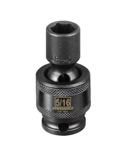 Powerbuilt 1/4" Drive 5/16" 6 Pt Universal Impact Socket - 647211