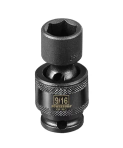 Powerbuilt 3/8" Dr. 9/16" SAE Universal Joint Impact Socket - 647219