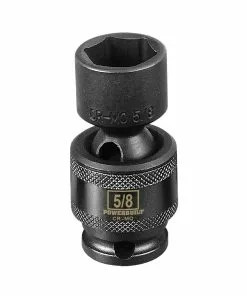 Powerbuilt 3/8" Drive 6 Pt. SAE Universal Impact Socket 5/8" - 647220