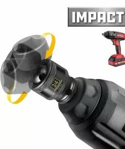 Powerbuilt 3/8" Drive 6 Pt. SAE Universal Impact Socket 3/4" - 647222 -Hot Sale Powerbuilt Shop 647222 04