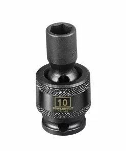 Powerbuilt 3/8 in. Drive 6 Point Metric Universal Impact Socket 10mm - 647223