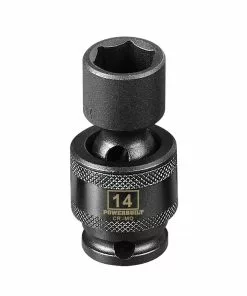 Powerbuilt 3/8" Drive 6 Pt. Metric Universal Impact Socket 14mm - 647226