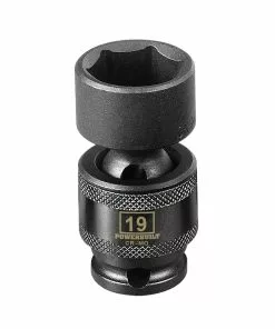 Powerbuilt 3/8" Drive 6 Pt. Metric Universal Impact Socket 19mm - 647229