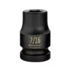 Powerbuilt 3/8 in. Drive x 7/16 in. 6 Point Impact Socket - 647243