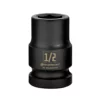 Powerbuilt 3/8 in. Drive x 1/2 in. 6 Point Impact Socket - 647244