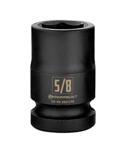 Powerbuilt 3/8 in. Drive x 5/8 in. 6 Point Impact Socket - 647246