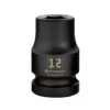Powerbuilt 3/8 in. Drive x 12 mm 6 Point Impact Socket - 647251