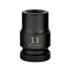 Powerbuilt 3/8 in. Drive x 13 mm 6 Point Impact Socket 13mm - 647252