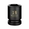 Powerbuilt 3/8 in. Drive x 19 mm 6 Point Impact Socket - 647258