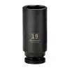 Powerbuilt 3/8 in. Drive x 19 mm 6 Point Deep Well Impact Socket - 647269