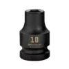 Powerbuilt 1/2 Inch Drive x 10 MM 6 Point Impact Socket - 647279