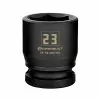 Powerbuilt 1/2 Inch Drive x 23 MM 6 Point Impact Socket - 647281