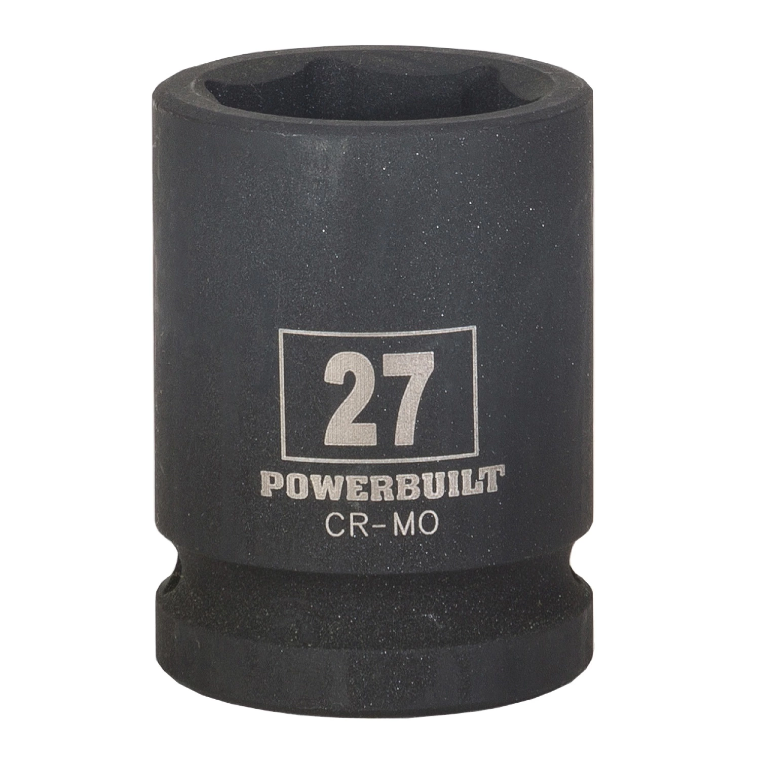 Powerbuilt 3/4" Drive 6 Pt. Metric Impact Socket 27mm - 647382 2 Powerbuilt 3/4" Drive 6 Pt. Metric Impact Socket 27mm - 647382 - Image 2