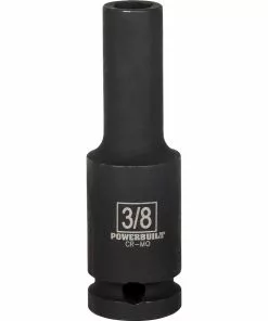 Powerbuilt 1/2 Inch Drive x 3/8 Inch 6 Point Deep Impact Socket - 647385