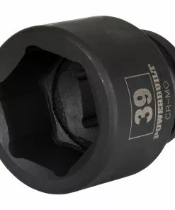Powerbuilt 3/4" Drive 6 Pt. Metric Impact Socket 39mm - 647414 -Hot Sale Powerbuilt Shop 647414v3