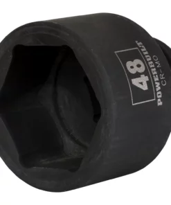 Powerbuilt 3/4-Inch Drive 6 Point Metric Impact Socket 48mm, Chrome Moly Steel -Hot Sale Powerbuilt Shop 647462v3