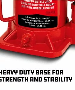 Powerbuilt 20 -Ton Shorty Bottle Jack - 647504 -Hot Sale Powerbuilt Shop 647504 06