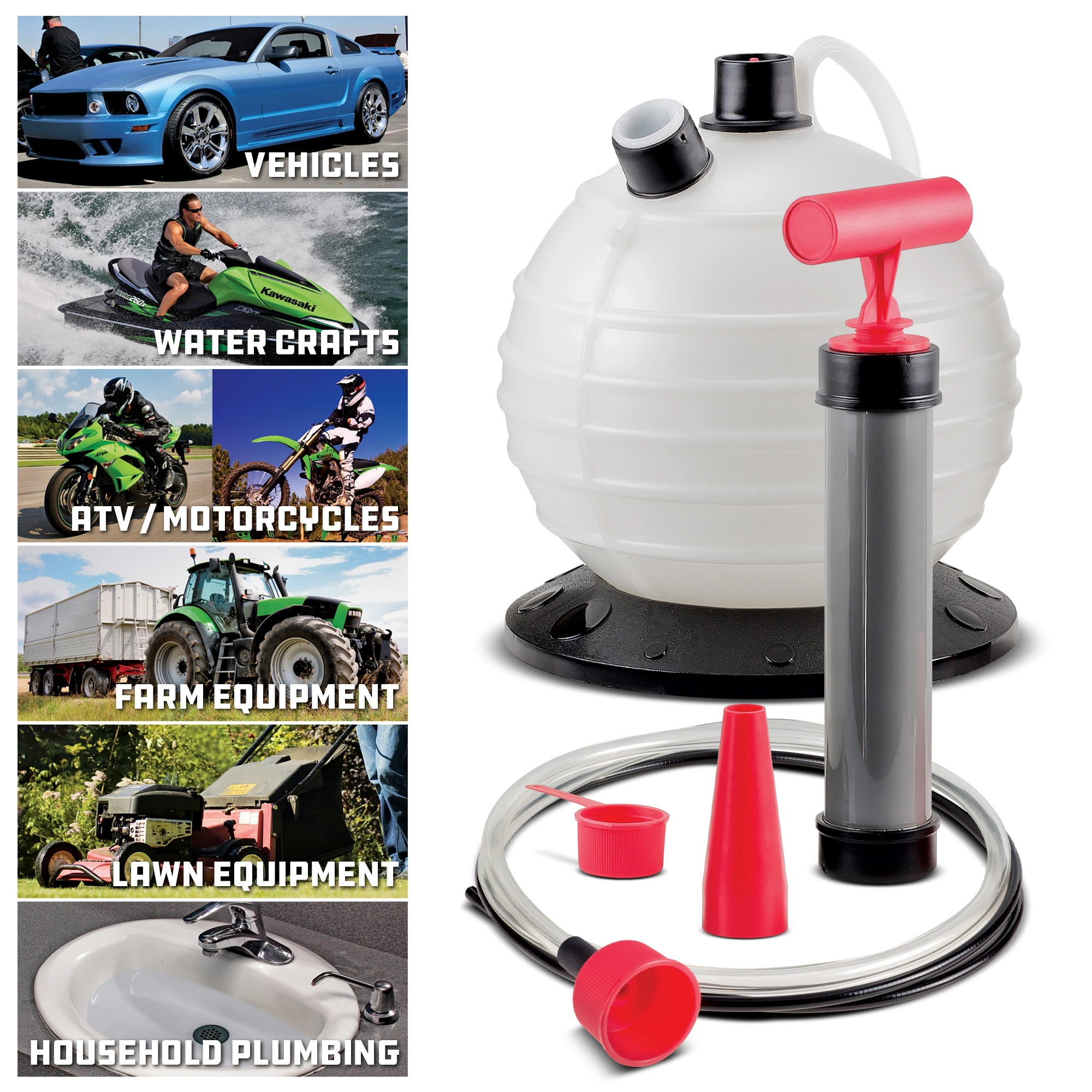 Powerbuilt 6.3 Quart (6L) Oil / Fluid Extractor - 647570 4 Powerbuilt 6.3 Quart (6L) Oil / Fluid Extractor - 647570 - Image 4