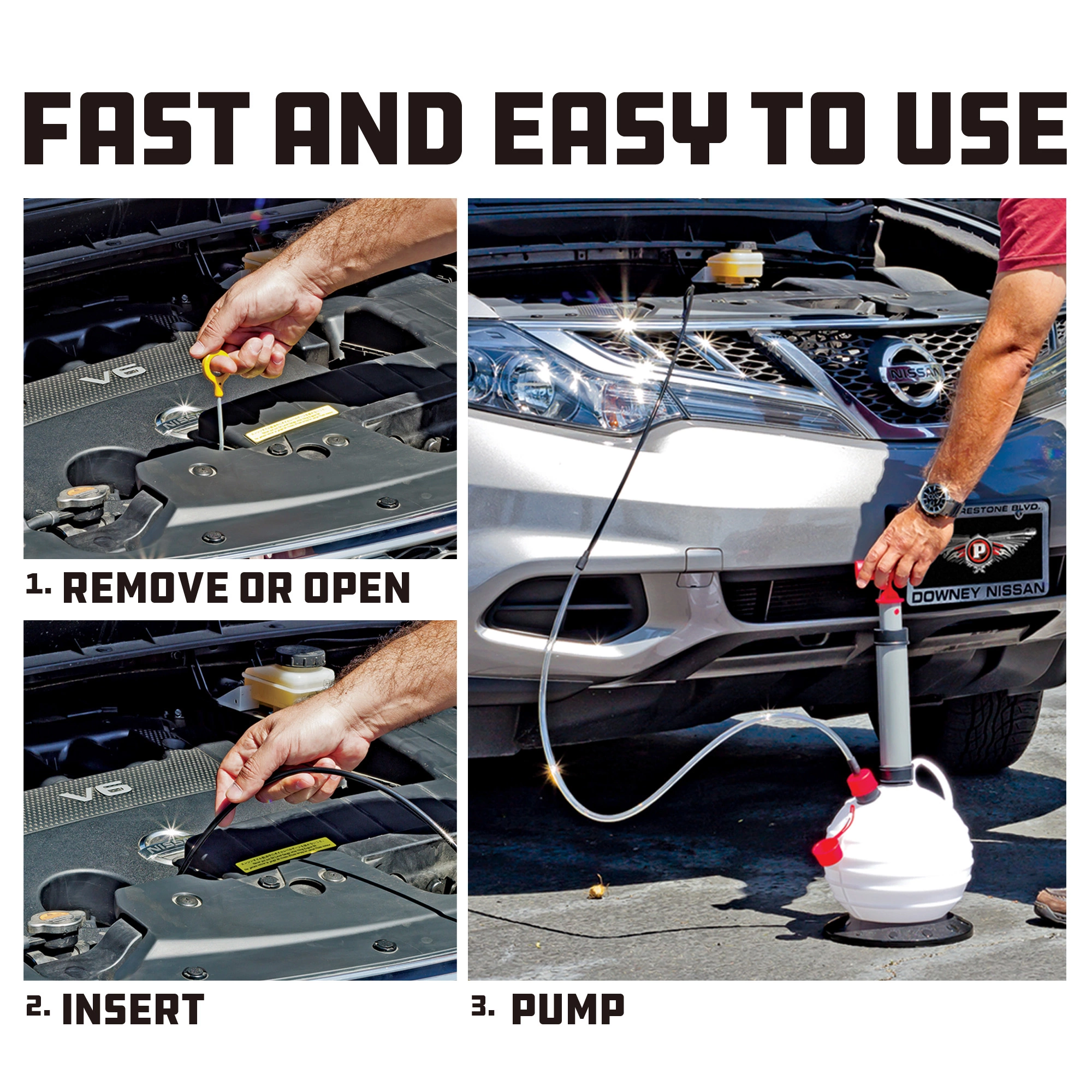 Powerbuilt 6.3 Quart (6L) Oil / Fluid Extractor - 647570 5 Powerbuilt 6.3 Quart (6L) Oil / Fluid Extractor - 647570 - Image 5