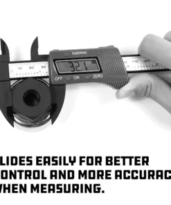 Powerbuilt 6" Carbon Fiber Composite Digital Calipers - 647740M 10 Powerbuilt 6" Carbon Fiber Composite Digital Calipers - 647740M -Hot Sale Powerbuilt Shop 647740m 05