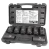 Powerbuilt 8 Pc. 1/2 in. Drive 12 Point Metric Axle Nut Socket Set - 647752