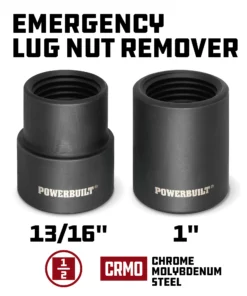 Powerbuilt 2 Pc. Emergency Lug Nut Remover Socket Set - 647763M -Hot Sale Powerbuilt Shop 647763m 02