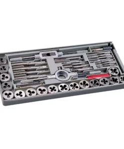 Powerbuilt 40 Pc. Metric Tap & Die Set W/Injection Case - 647772
