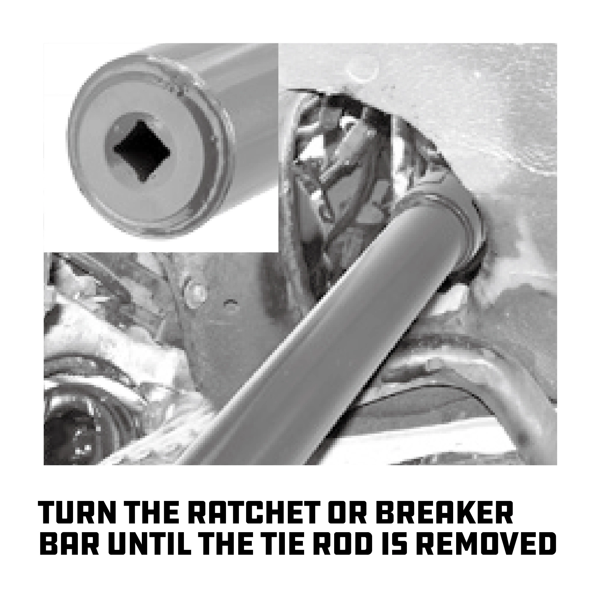 Powerbuilt Master Inner Tie Rod Service Kit - 647785 7 Powerbuilt Master Inner Tie Rod Service Kit - 647785 - Image 7