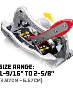 Powerbuilt Ratcheting Brake Caliper Piston Tool - 647796 -Hot Sale Powerbuilt Shop 647796 04
