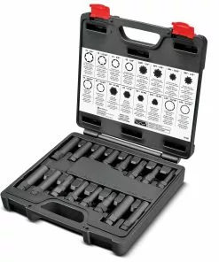 Powerbuilt 16 Pc. Locking Lug Nut Master Key Set - 647860