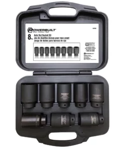 Powerbuilt 8 Piece Master 6 Point Axle Nut Socket Set - 647883 -Hot Sale Powerbuilt Shop 64788320kit20109