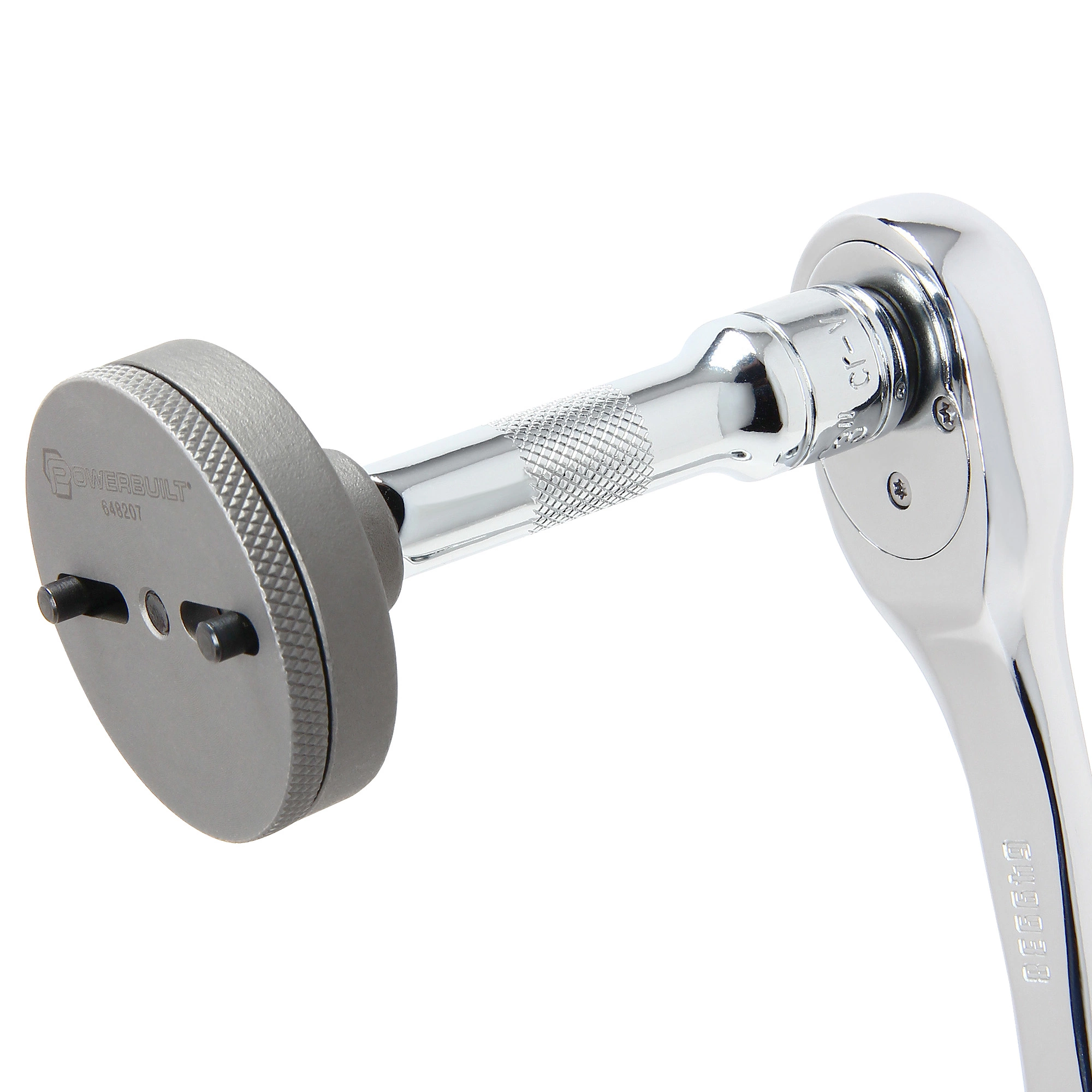 Powerbuilt Universal 2 Pin Adjustable Disc Brake Pad Caliper Piston Tool 4 Powerbuilt Universal 2 Pin Adjustable Disc Brake Pad Caliper Piston Tool - Image 4