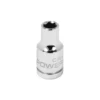 Powerbuilt 1/4 Inch Drive x 5 MM 6 Point Shallow Socket - 648281