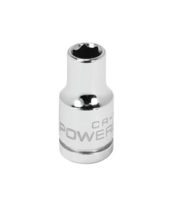 Powerbuilt 1/4 Inch Drive x 5.5 MM 6 Point Shallow Socket - 648282