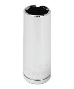 Powerbuilt 1/4 Inch Drive x 1/2 Inch 6 Point Deep Socket - 648297
