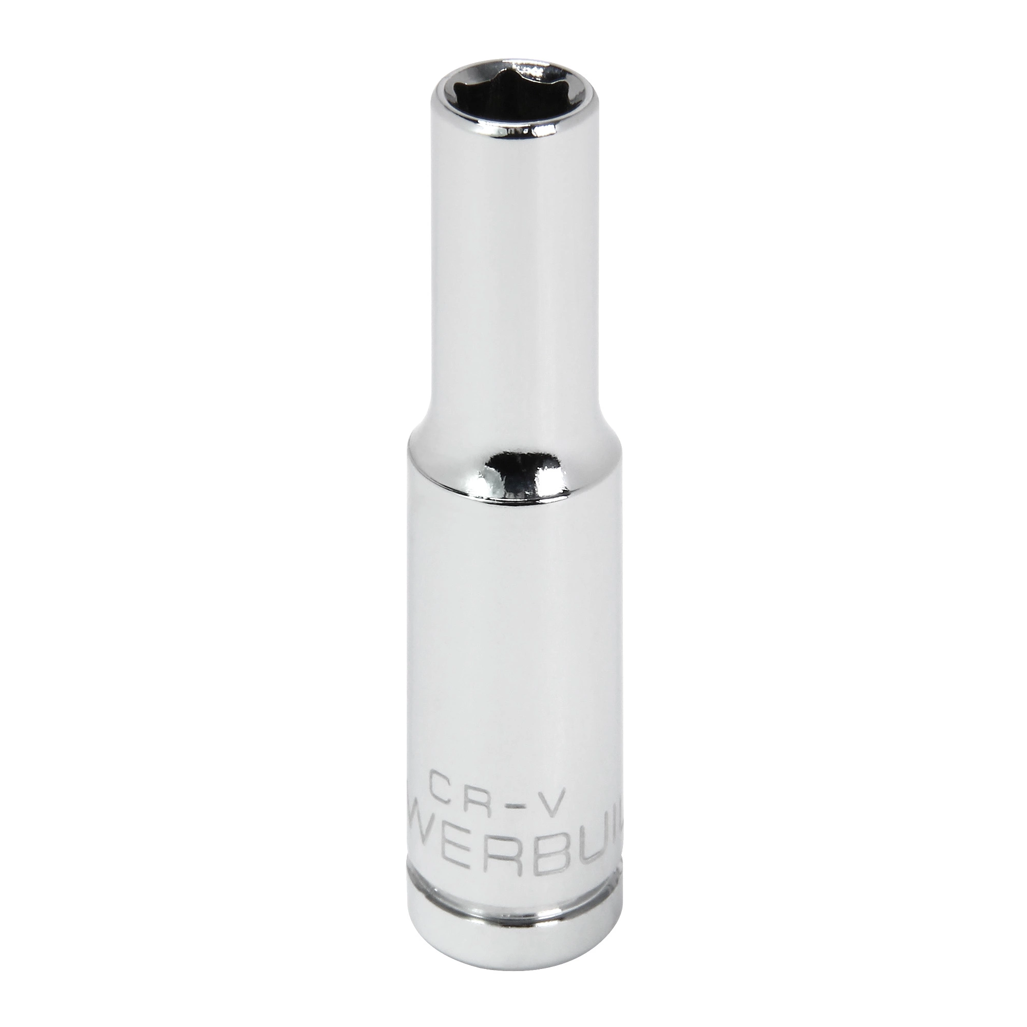 Powerbuilt 1/4 Inch Drive x 6 MM 6 Point Deep Socket - 648298 1 Powerbuilt 1/4 Inch Drive x 6 MM 6 Point Deep Socket - 648298