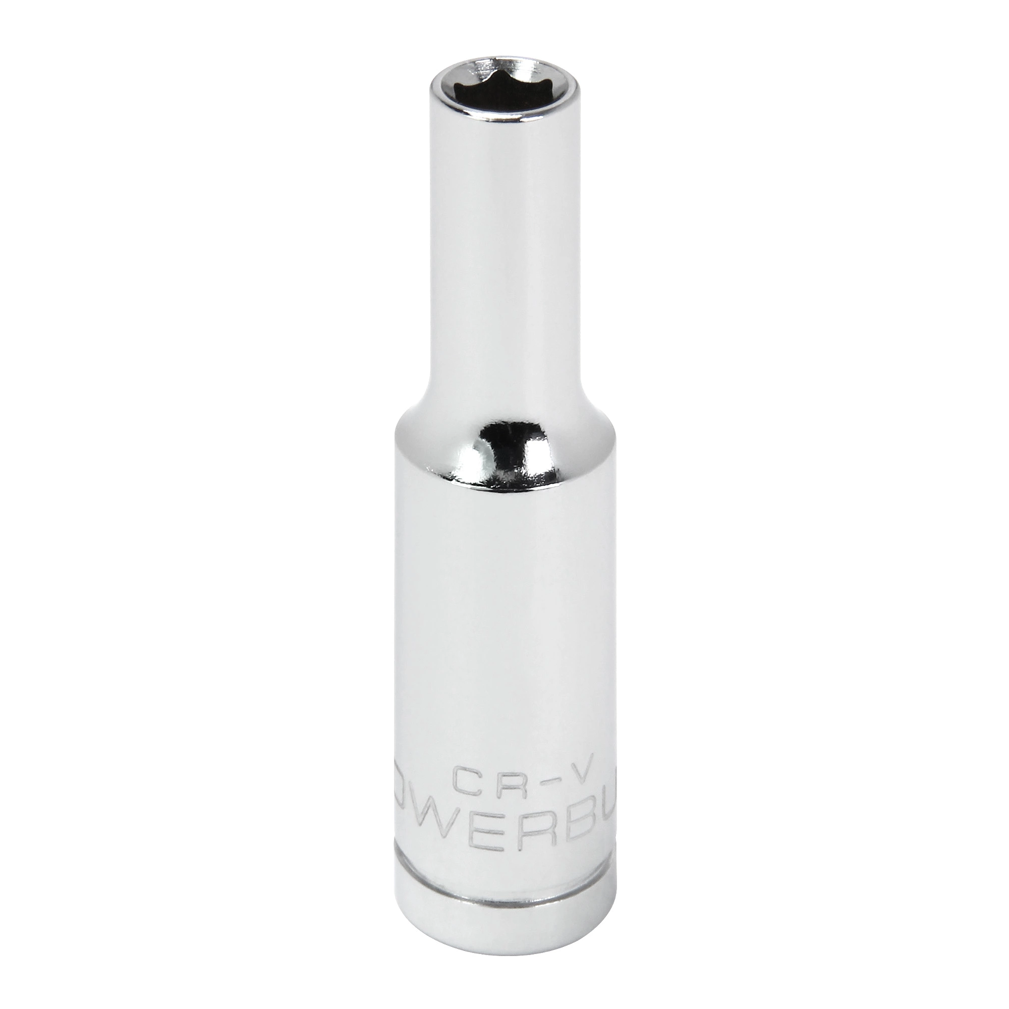 Powerbuilt 1/4 Inch Drive x 5 MM 6 Point Deep Socket - 648311 1 Powerbuilt 1/4 Inch Drive x 5 MM 6 Point Deep Socket - 648311
