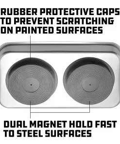 Powerbuilt Magnetic Tray - 5-1/2 Inch x 9-1/2 Inch - 648357 -Hot Sale Powerbuilt Shop 648357 04 a