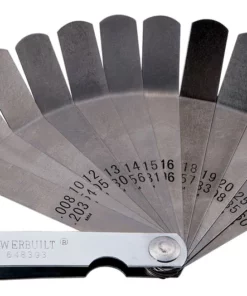 Powerbuilt 12 Blade Valve Tappet Feeler Gauge - 648393