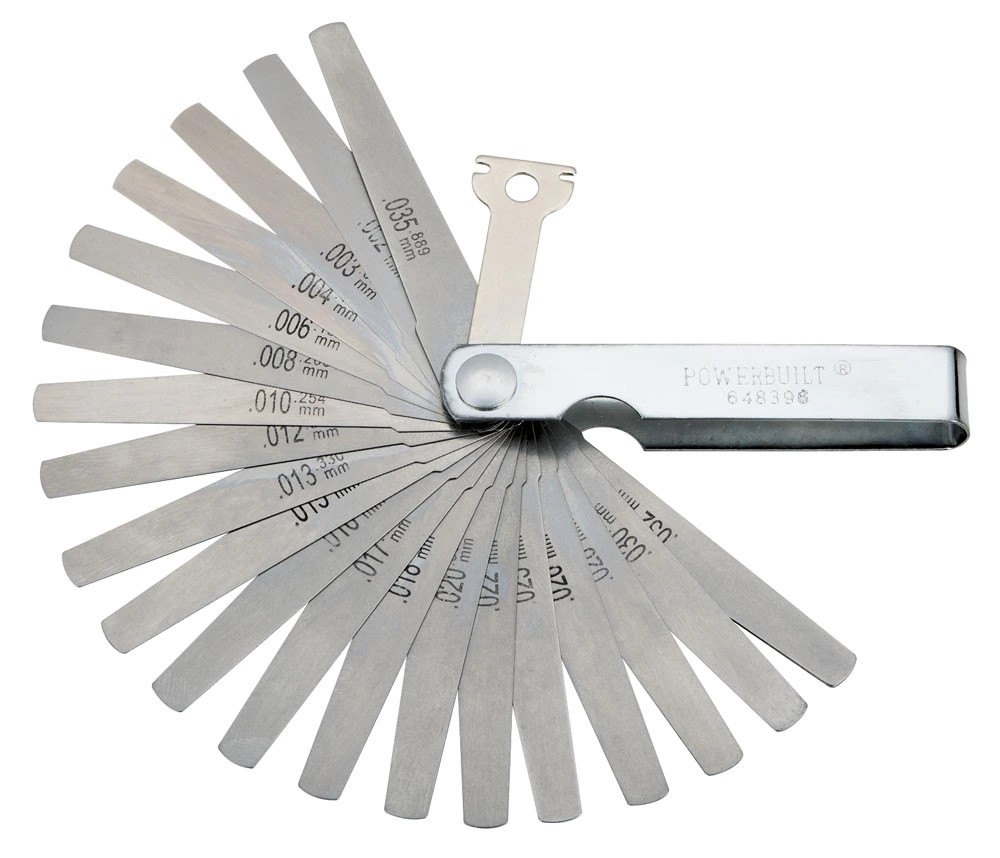 Powerbuilt 20-Blade Tune-Up Gauge - 648396 1 Powerbuilt 20-Blade Tune-Up Gauge - 648396