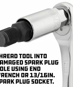 Powerbuilt 14MM and 18MM Spark Plug Hole Rethreader - 648422 -Hot Sale Powerbuilt Shop 648422 03