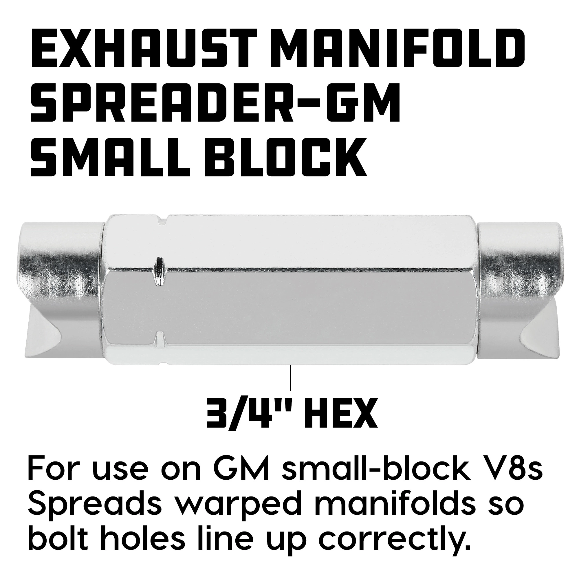Powerbuilt Exhaust Manifold Spreader Use With 3/4" Hex Wrench - 648458 2 Powerbuilt Exhaust Manifold Spreader Use With 3/4" Hex Wrench - 648458 - Image 2