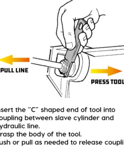 Powerbuilt Hydraulic Clutch Disconnect Tool for Ford - 648463 -Hot Sale Powerbuilt Shop 648463 03