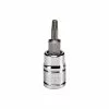 Powerbuilt 1/4 Inch Drive T-20 Tamper Proof Star Bit Socket - 648498