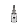 Powerbuilt 1/4 Inch Drive T-15 Tamper Proof Star Bit Socket - 648497
